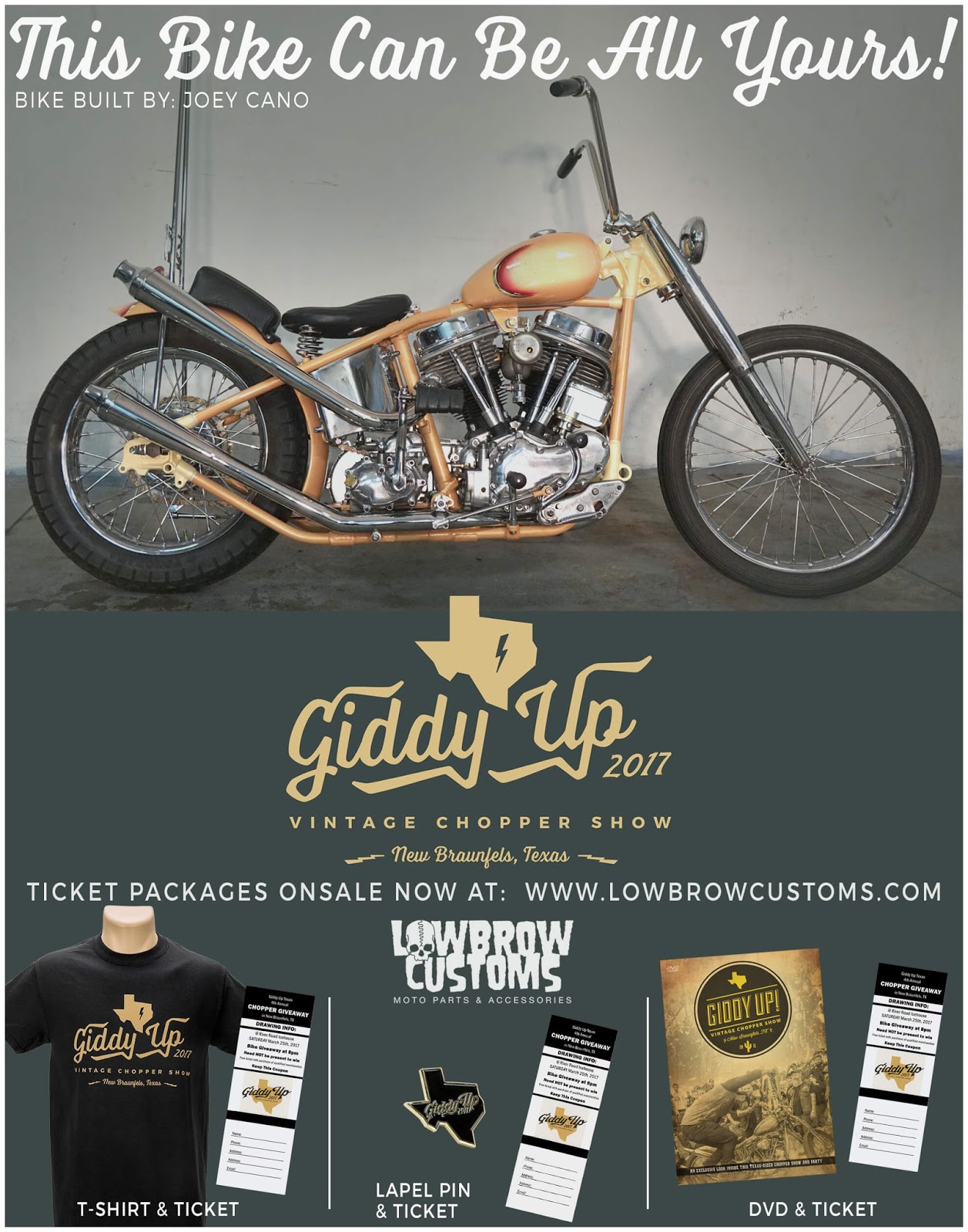 ChopCult March 25 The Giddy Up Vintage Chopper Show