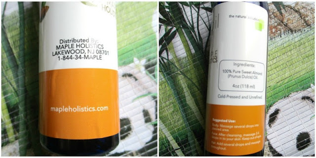 Maple Holistics Sweet Almond Oil Skincare Review | A Cruelty-Free, All Natural Brand!