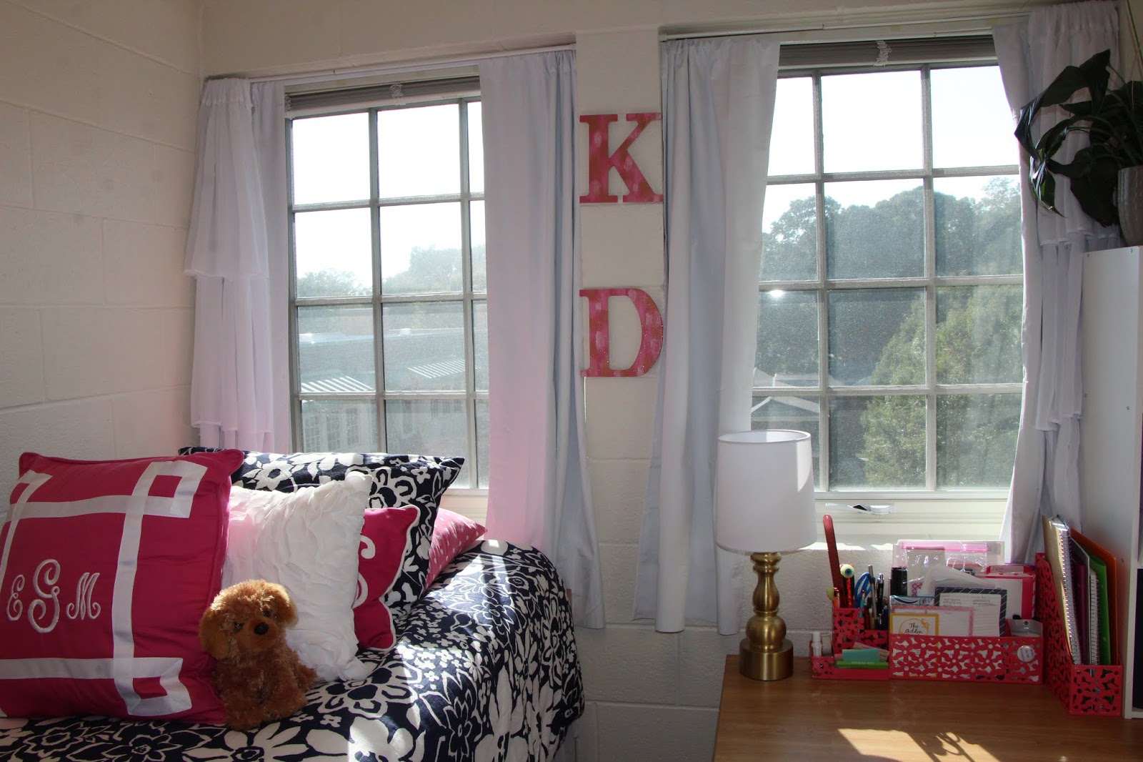 Senior Year Dorm Room at Wake Forest University Tall and Preppy