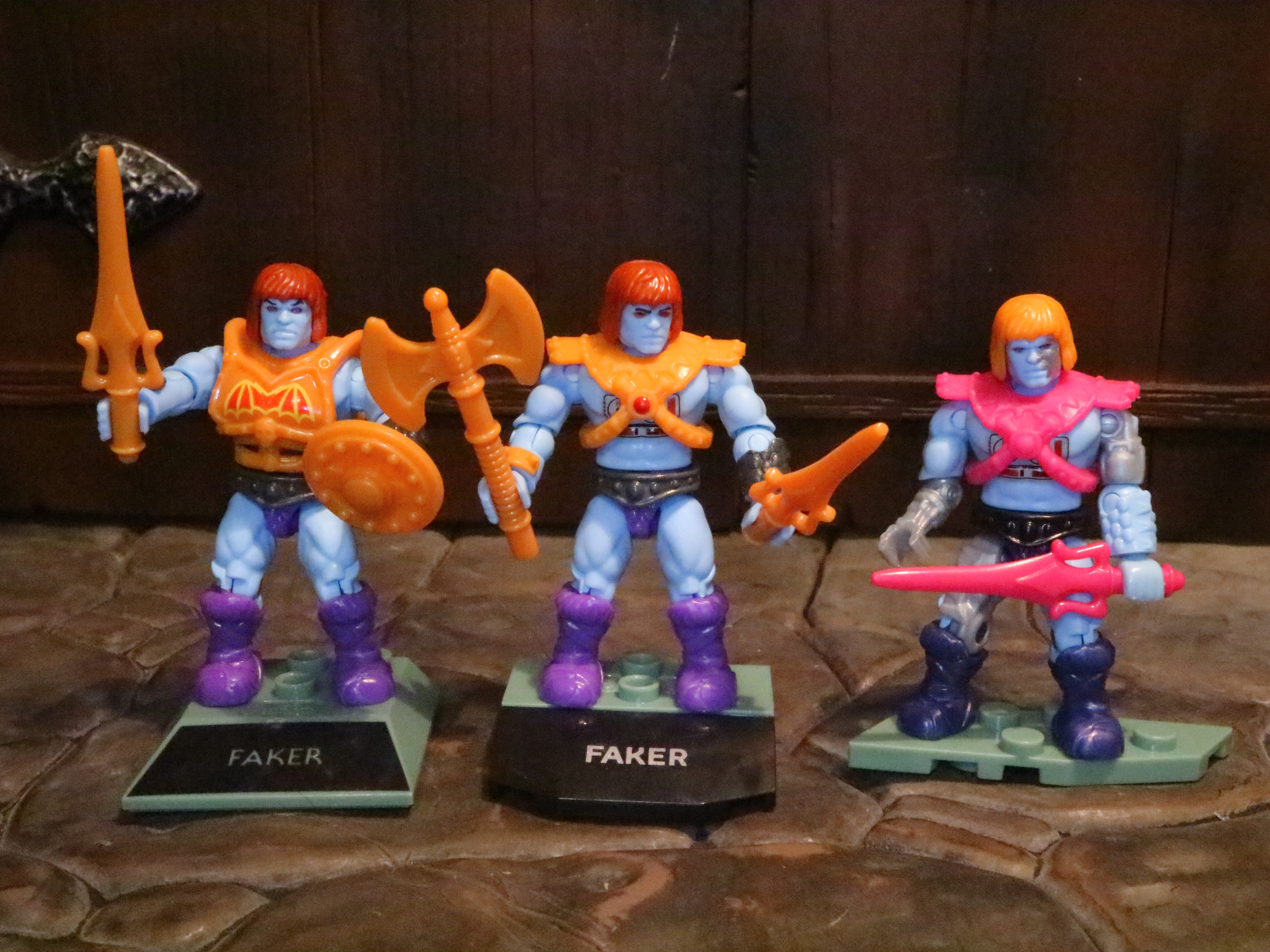 Action Figure Barbecue: Minifigure Review: Faker from Masters of the Universe by Mega Construx