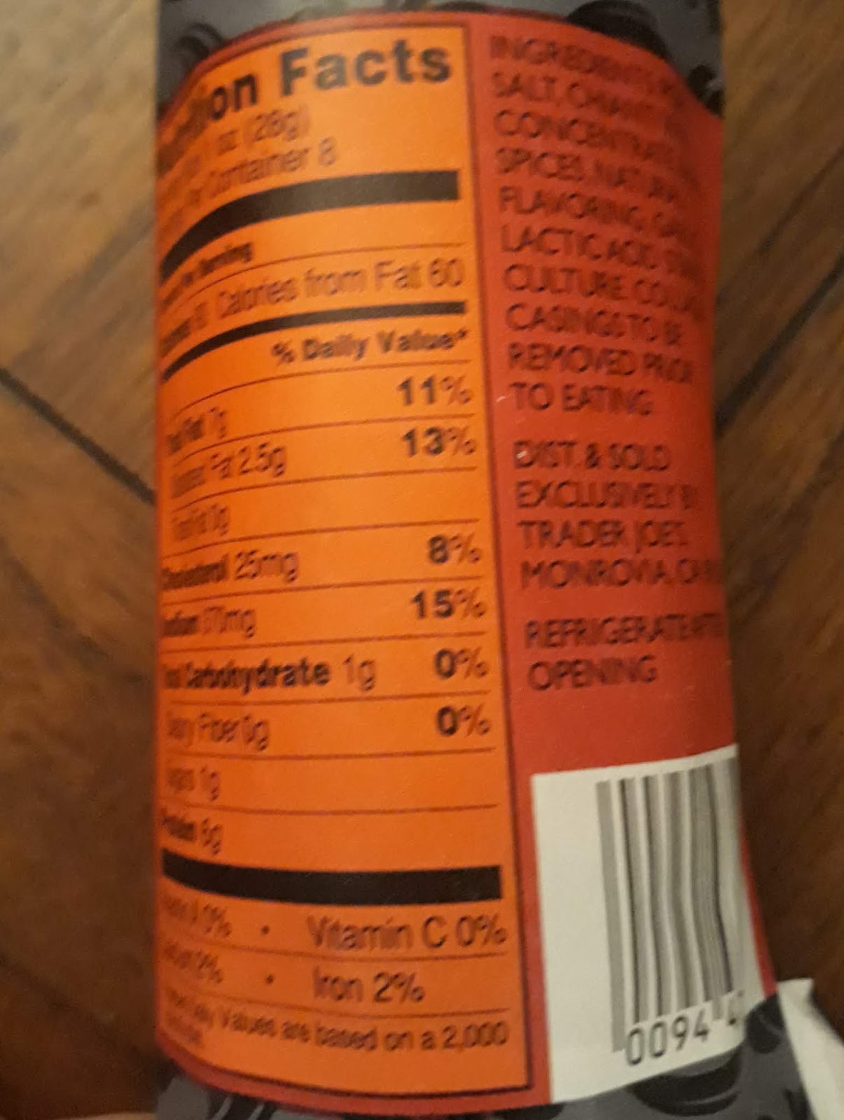 What's Good at Trader Joe's? Trader Joe's Chianti Red Wine Artisan Salami