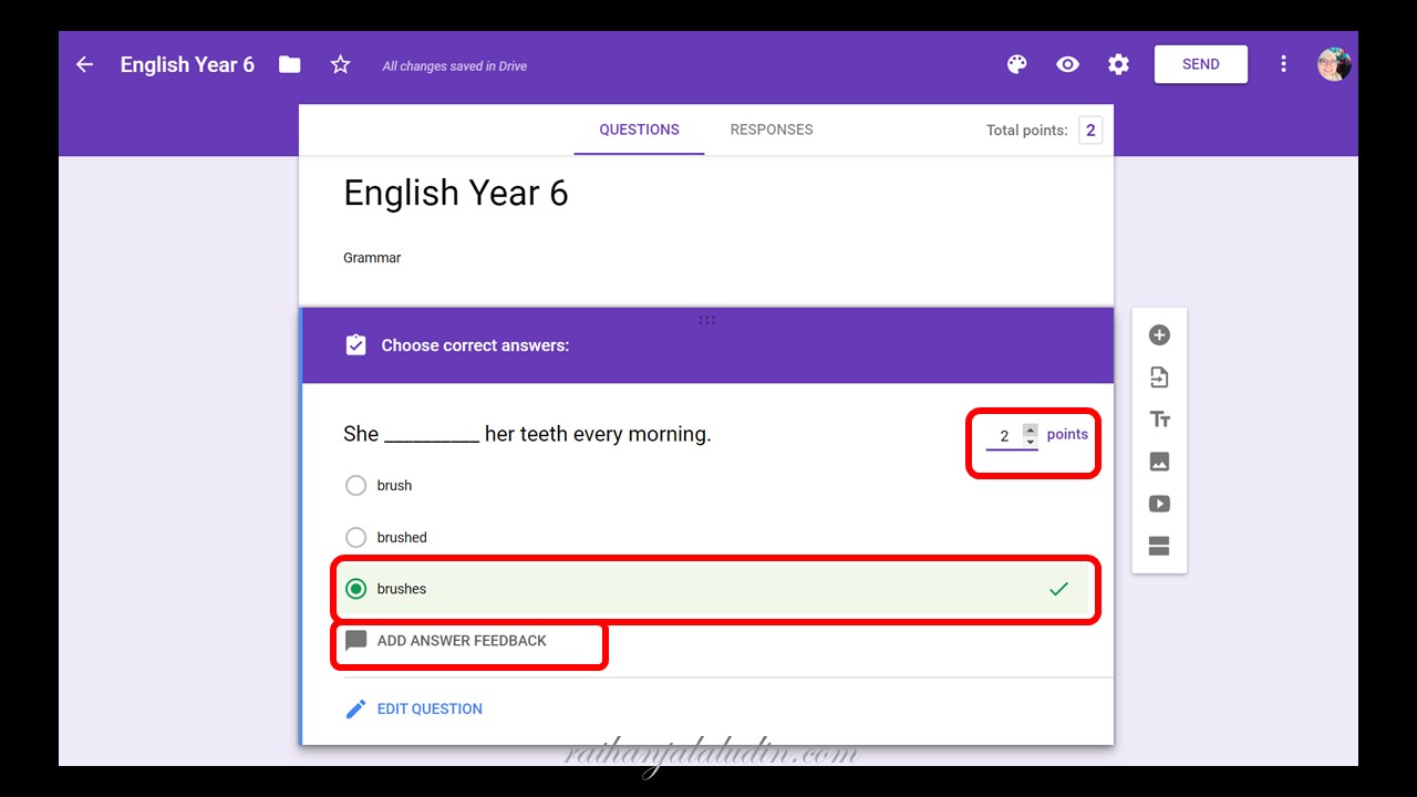 Google Form Pilih Satu Jawapan Sahaja  nerveploaty
