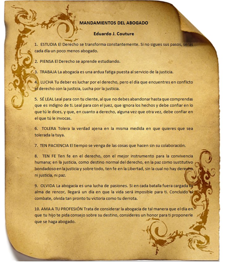 DECALOGO DEL ABOGADO COUTURE PDF
