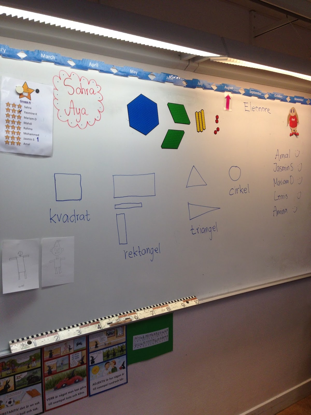 Skolpunkten: Blockflöjt och geometriska figurer