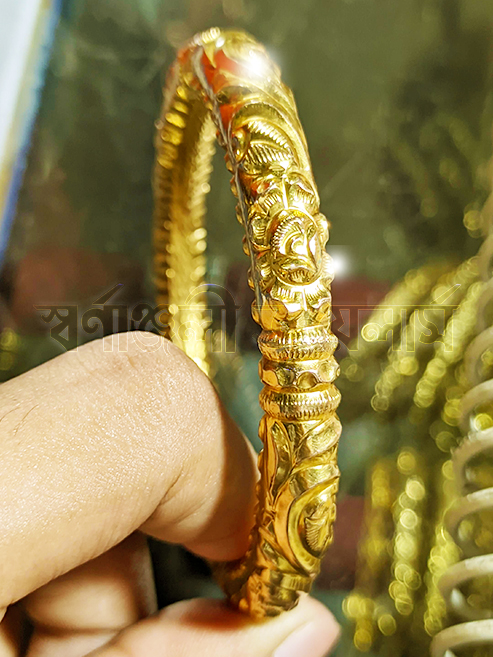 ১ ভরি সলিড বেঙ্গল (Solid Gold Bangles 1 Vori) 21/22 Karat KDM Price Buy Online in Bangladesh