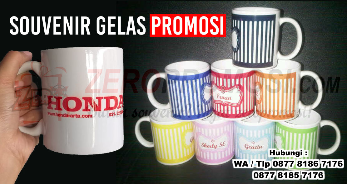 Souvenir Gelas Promosi zeropromosi souvenir barang promosi & grosir