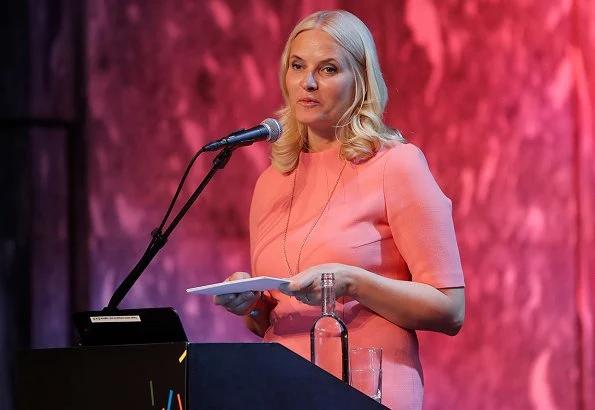 Crown Princess Mette-Marit attended NORLA conference at Sentralen culture center. Crown Princess was elected as Norway's literature representative for Frankfurt Book Fair
