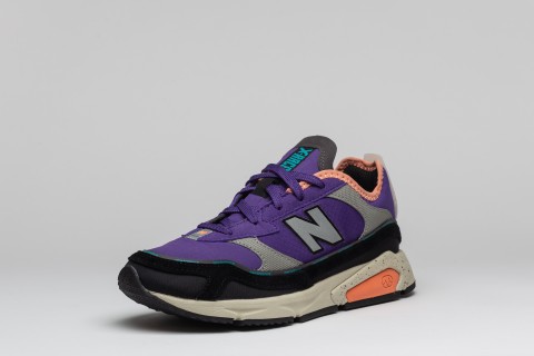 Adidasi originali dama New Balance X-Racer albstri/negri