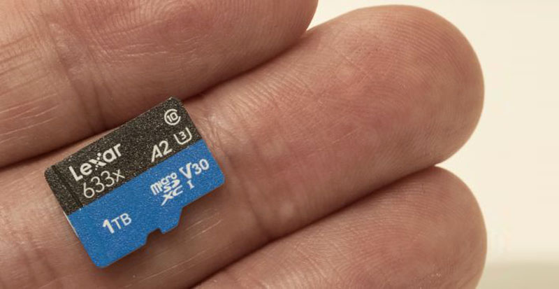 MicroSD карта памяти на 1терабайт от Lexar