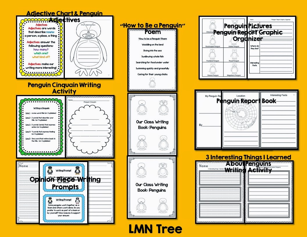 LMN Tree: All About Penguins: Free Resources, Free Activities, Books ...