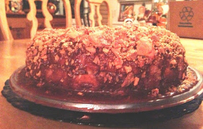 Butterfingers Rum Cake by Menopausal Mother | Featured on www.BakingInATornado.com