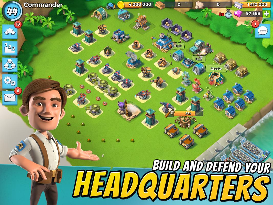 Boom Beach MOD APK v30.104 Latest Update [Unlimited Diamond & Coins