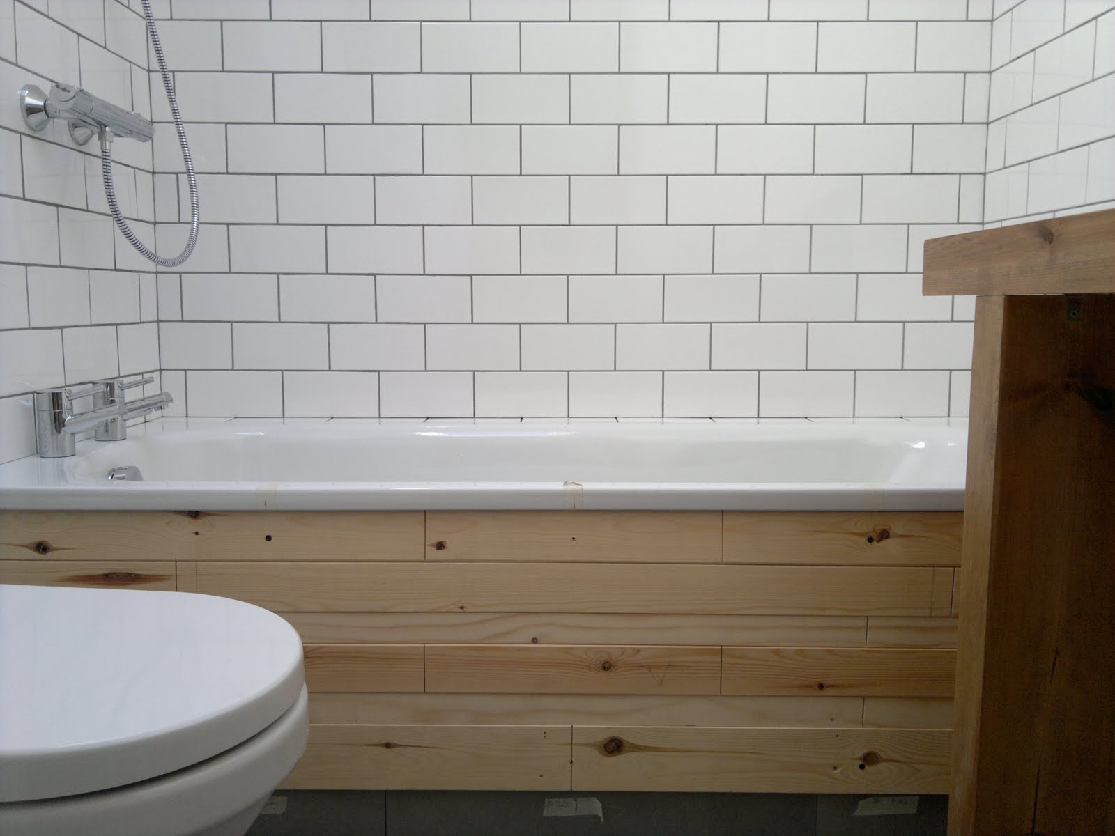JJ Quinn and Sons Bathroom with Bespoke Bath Panel