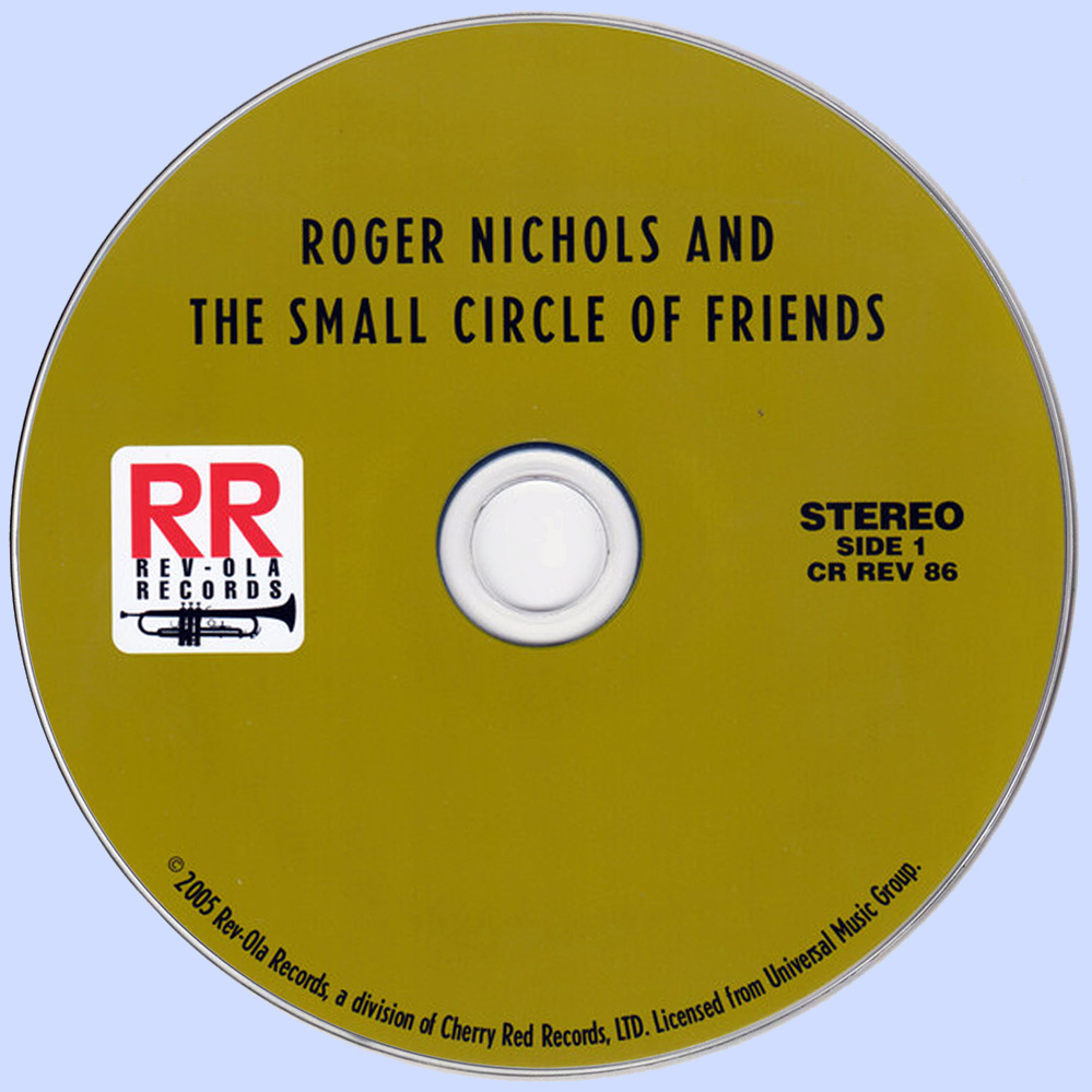 Plain and Fancy Roger Nichols And The Small Circle Of Friends Roger Nichols And The Small Plain and Fancy Roger Nichols And The Small Circle Of Friends Roger Nichols And The Small
