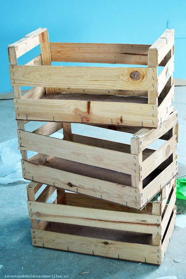 Decorar Cajas De Fruta De Madera Bricolaje