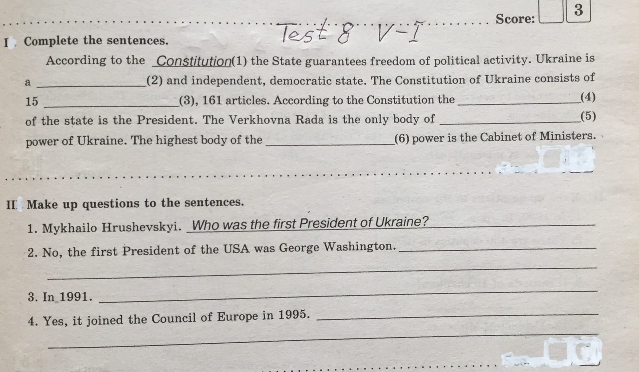 Контрольная работа по теме Translation 'Kyiv - the capital of Ukraine'