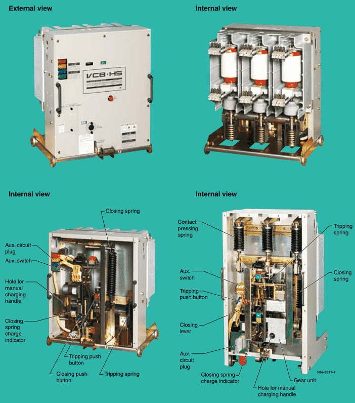 Construction of Vacuum Circuit Breaker