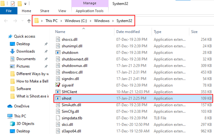 Processo Sihost.exe in Windows 10_5