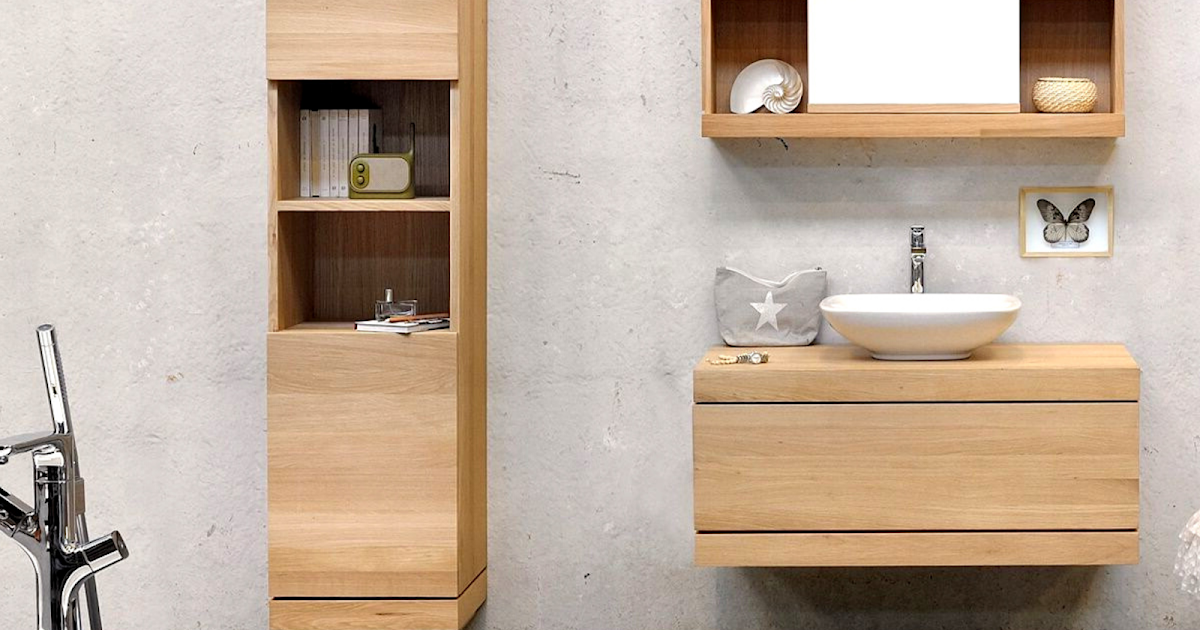 oak bathroom storage Tips Pedia