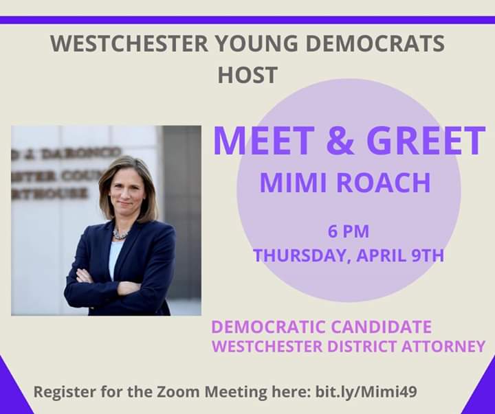Yonkers Insider: From Mimi Rocah, Democrat for Westchester County DA.