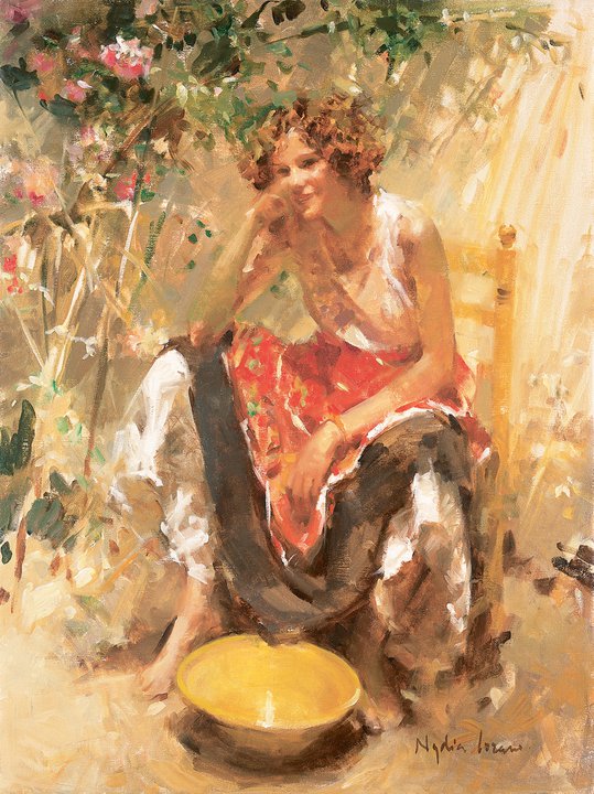 Nydia Lozano 1947 | Spanish Impressionist Figurative painter