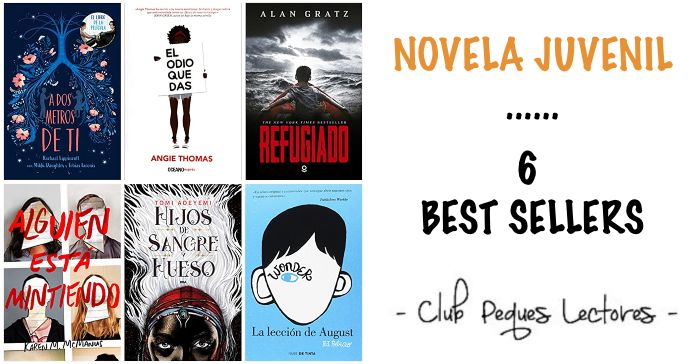 NOVELAS Juveniles SUPERVENTAS para ADOLESCENTES [Los Best Sellers para  jóvenes] - Club Peques Lectores: cuentos y creatividad infantil