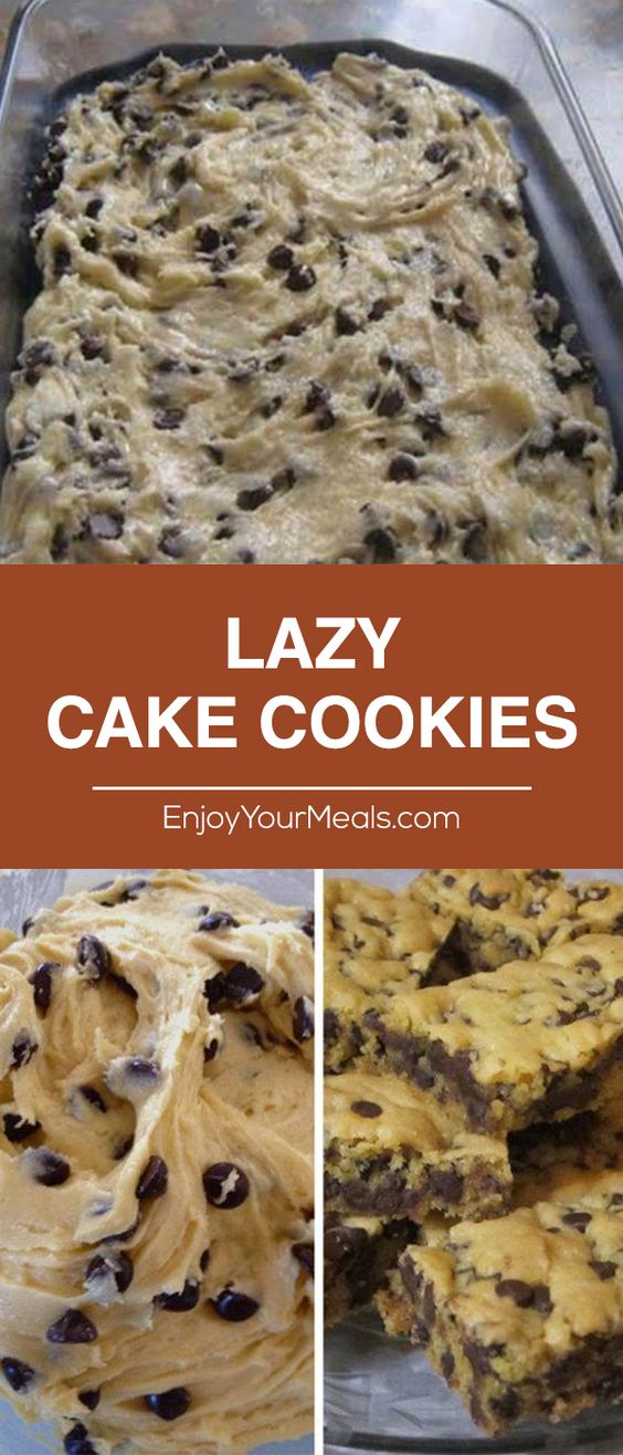Lazy Cake Cookies Easy Recipes