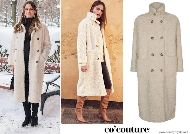 Princess Sofia wore Co'Couture Morgan Fur Coat