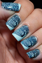 nail pattern henna nails same mehndi polish different colors challenge days superficiallycolorful