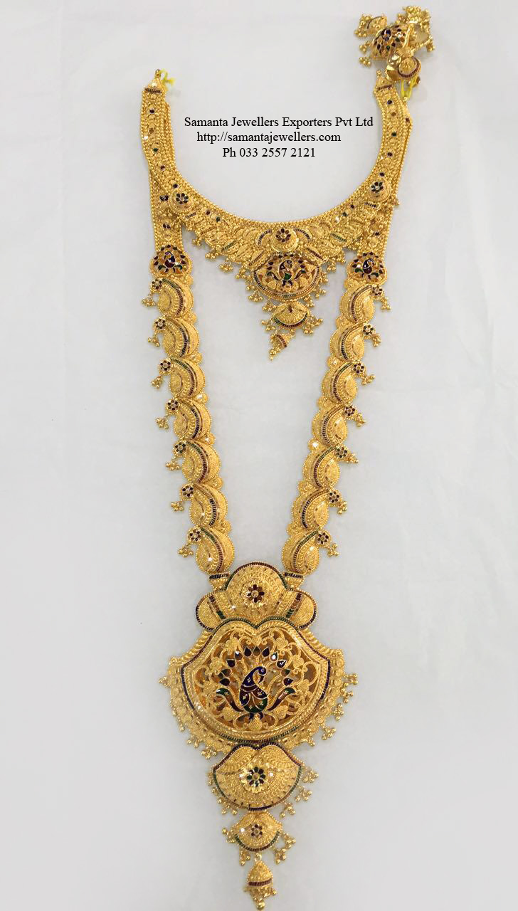 Latest Gold Ranihaar | Long Necklace | U Set | Long Haram Designs ...