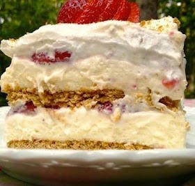 Strawberry Cream Cheese Icebox Cake