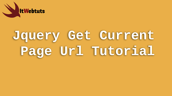 Jquery Get Current Page Url Tutorial