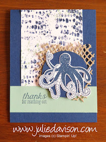 Stampin' Up! Sea of Textures ~ Tranquil Textures ~ 2018-2019 Annual Catalog ~ www.juliedavison.com
