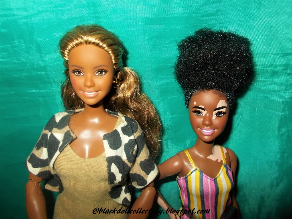 Black Doll Collecting: Fashionista 135 Vitiligo Barbie