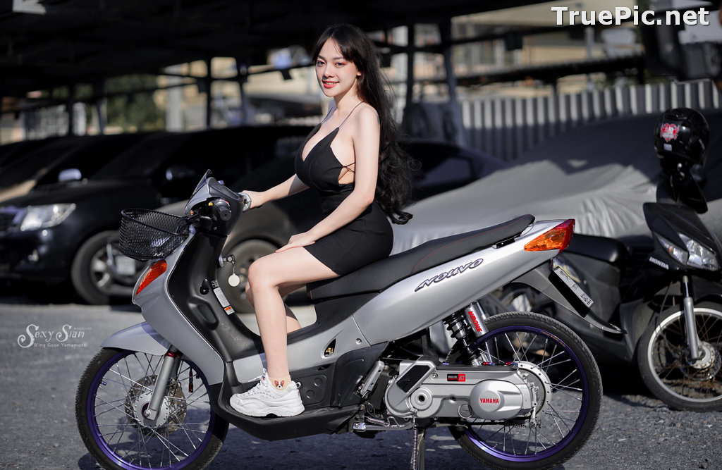 Image Thailand Model - จุ๊ปเปอร์ จุ๊ป - Sexy Black Car Girl - TruePic.net - Picture-16