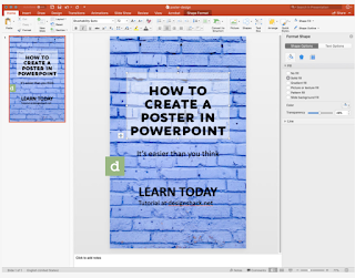 Cara Mudah Membuat Poster Sederhana Di Powerpoint Terbaru Masnanta