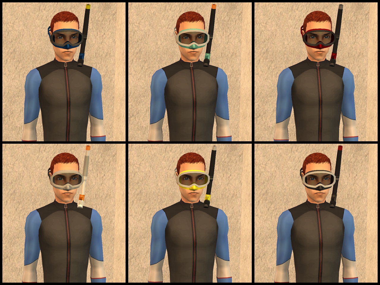 TheNinthWaveSims The Sims 2 TS4 Island Living Snorkel For The Sims 2