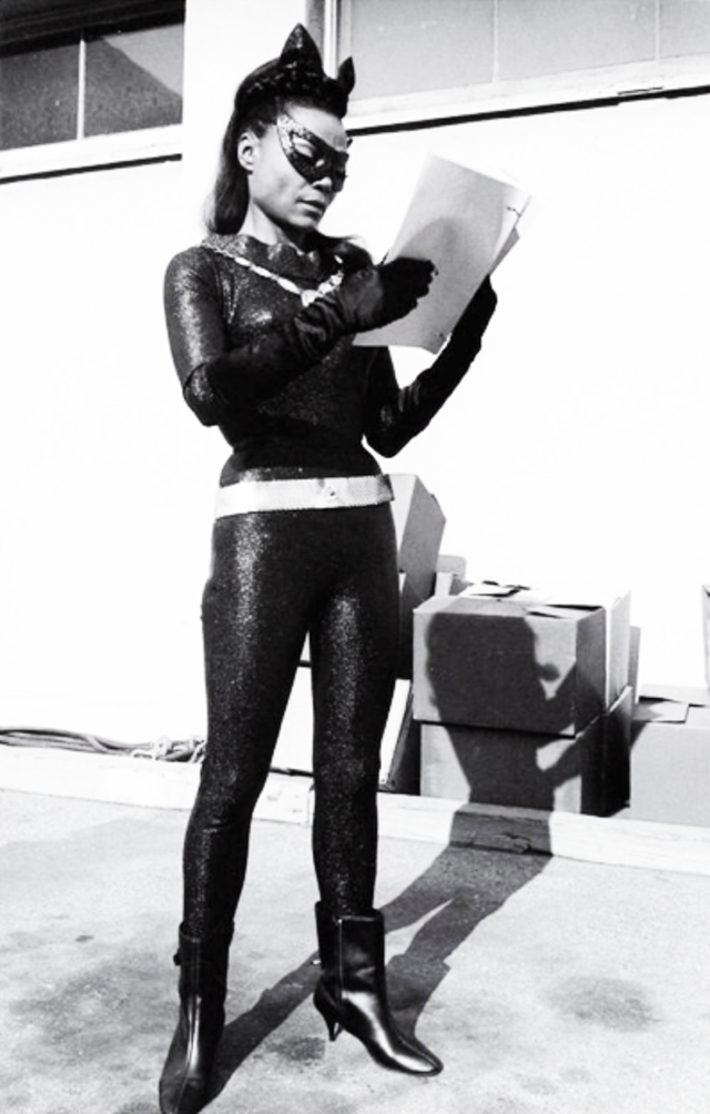 Beautiful Portrait Photos Of Eartha Kitt As Catwoman In The Tv Series