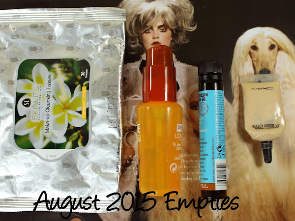 August 2015 Empties