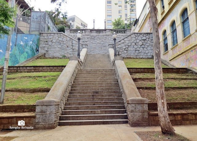 Escadaria do Bixiga Vista ampla da famosa Escadaria do Bixiga - Bela Vista - São Paulo