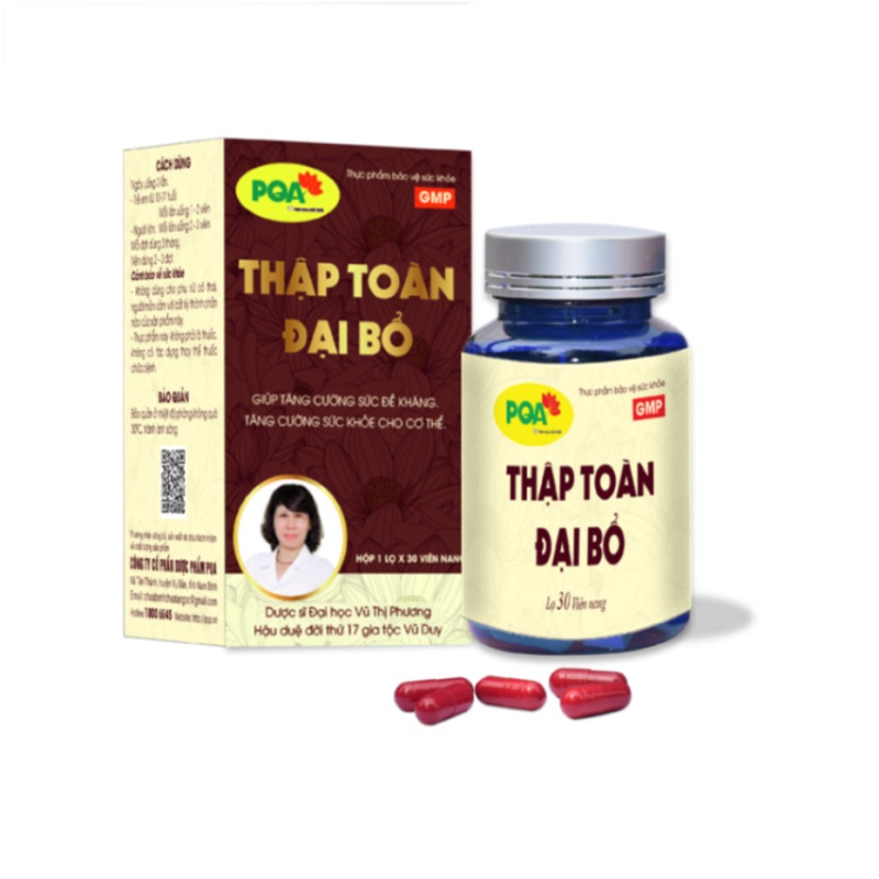 PQA Thập Toàn Đại Bổ-Tăng cường sức đề kháng, tăng cường sức khỏe