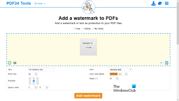 Herramientas de PDF24