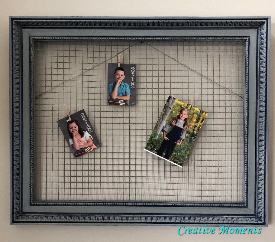 Vintage Large Photo / Memo Board Frame