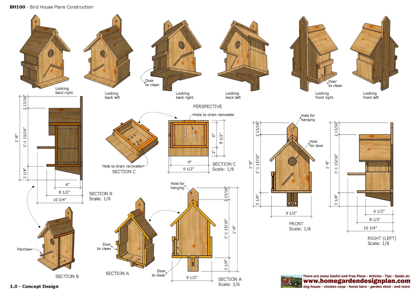 Woodworking Plans For Bird Nesting Treehouse Makers