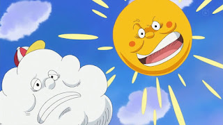 ワンピースアニメ | ホーミーズ 雷雲ゼウス プロメテウス かわいい | ONE PIECE ZEUS