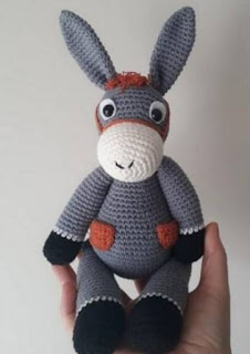 PATRON GRATIS BURRO AMIGURUMI 43813