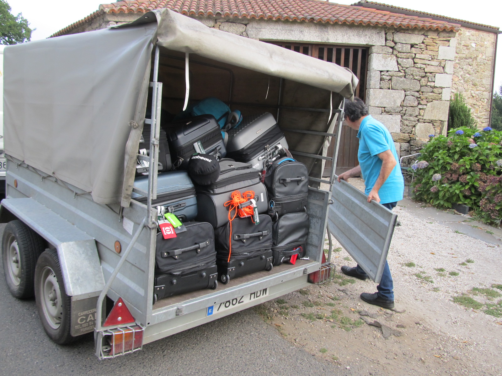 Tracks of the StoneBear Odyssey ROF = Ring of Fire Camino de Santiago