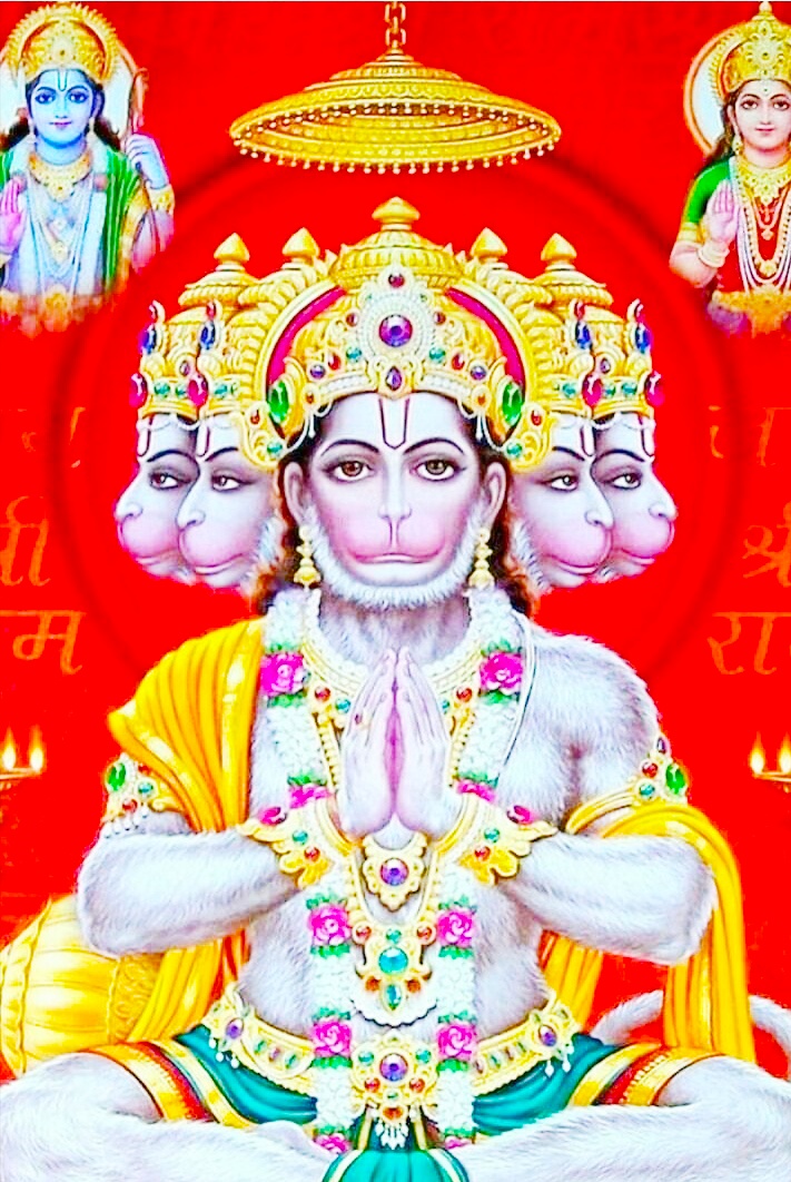 Panchmukhi hanuman hd image