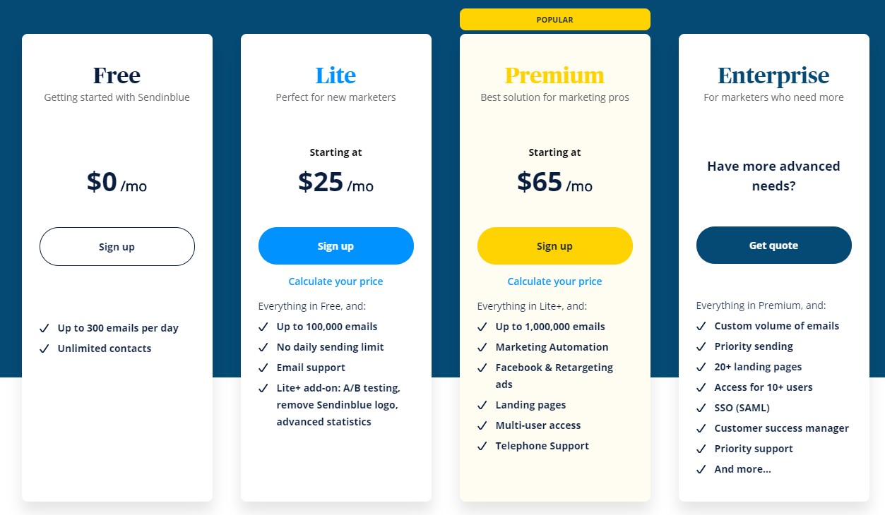 Sendinblue review