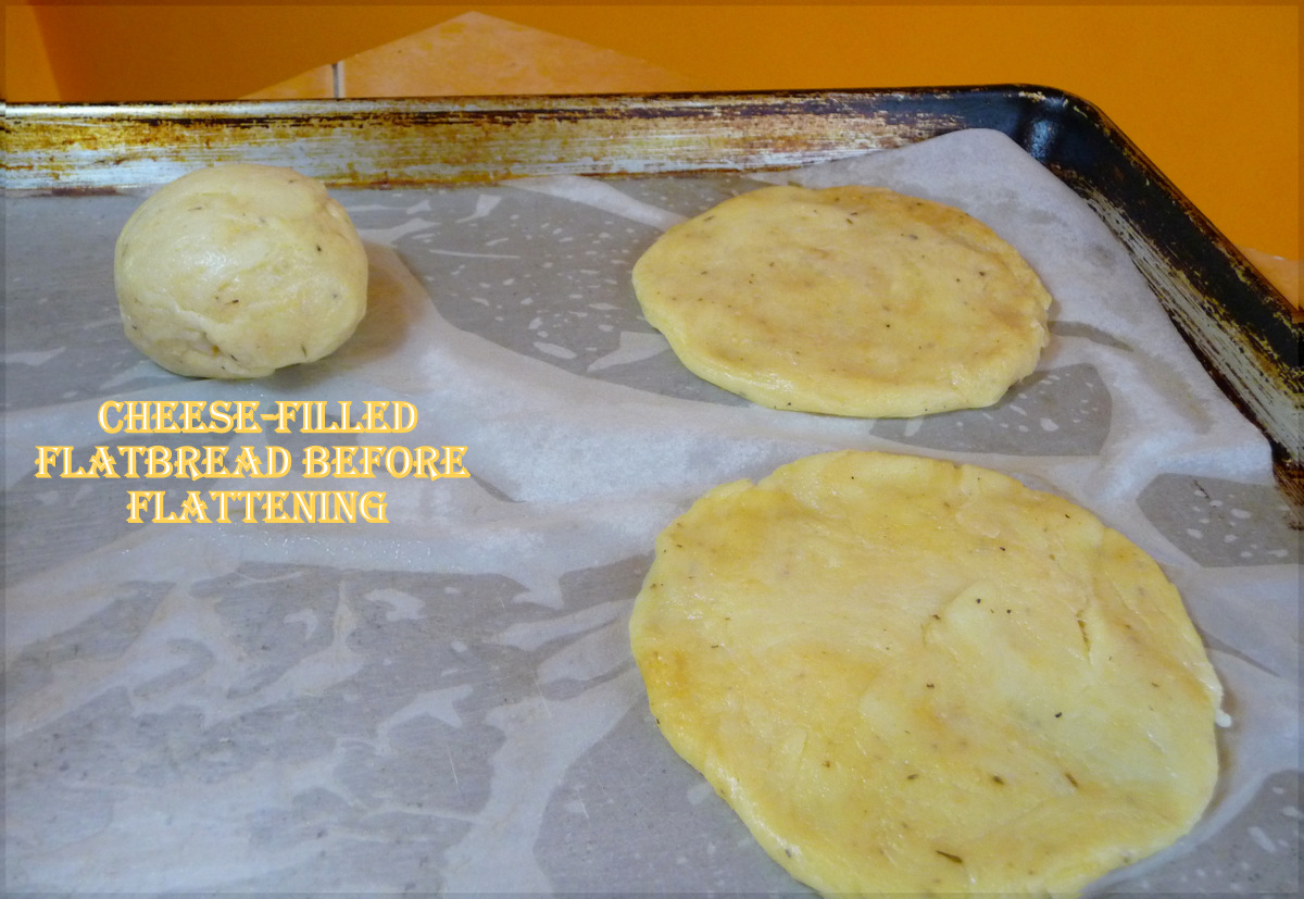 FLATBREAD AND CHEESEFILLED FLATBREAD